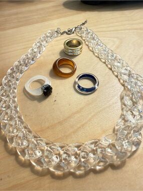 Vintage plastic jewelry lot